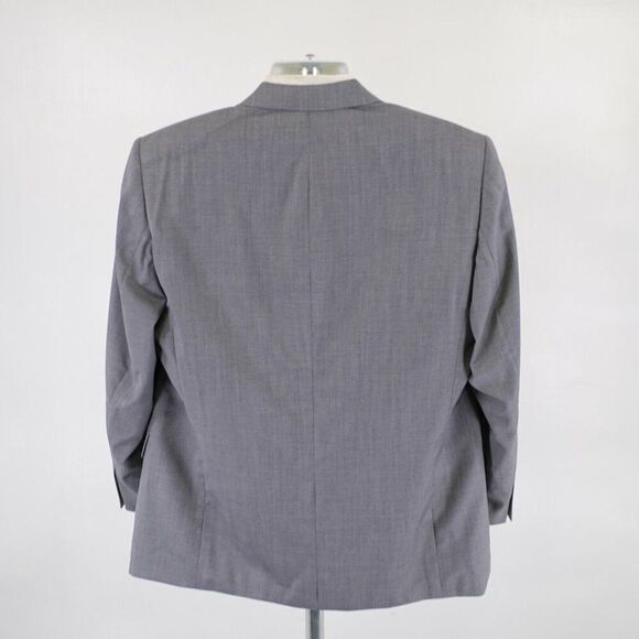 Joseph & Feiss International Twill Wool Gray 44R / Slim 46R Blazer 3 Button - Picture 6 of 12